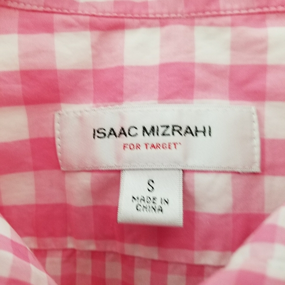 Isaac Mizrahi Juniors Plaid Button Down Shirt - Picture 3 of 4